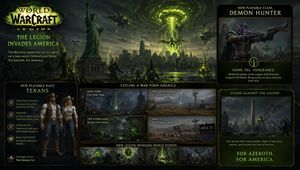 奇幻 MMO 美国入侵宣传海报